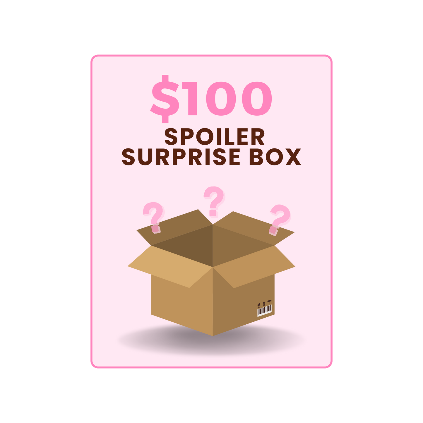 MYSTERY BOX ($50-$200)