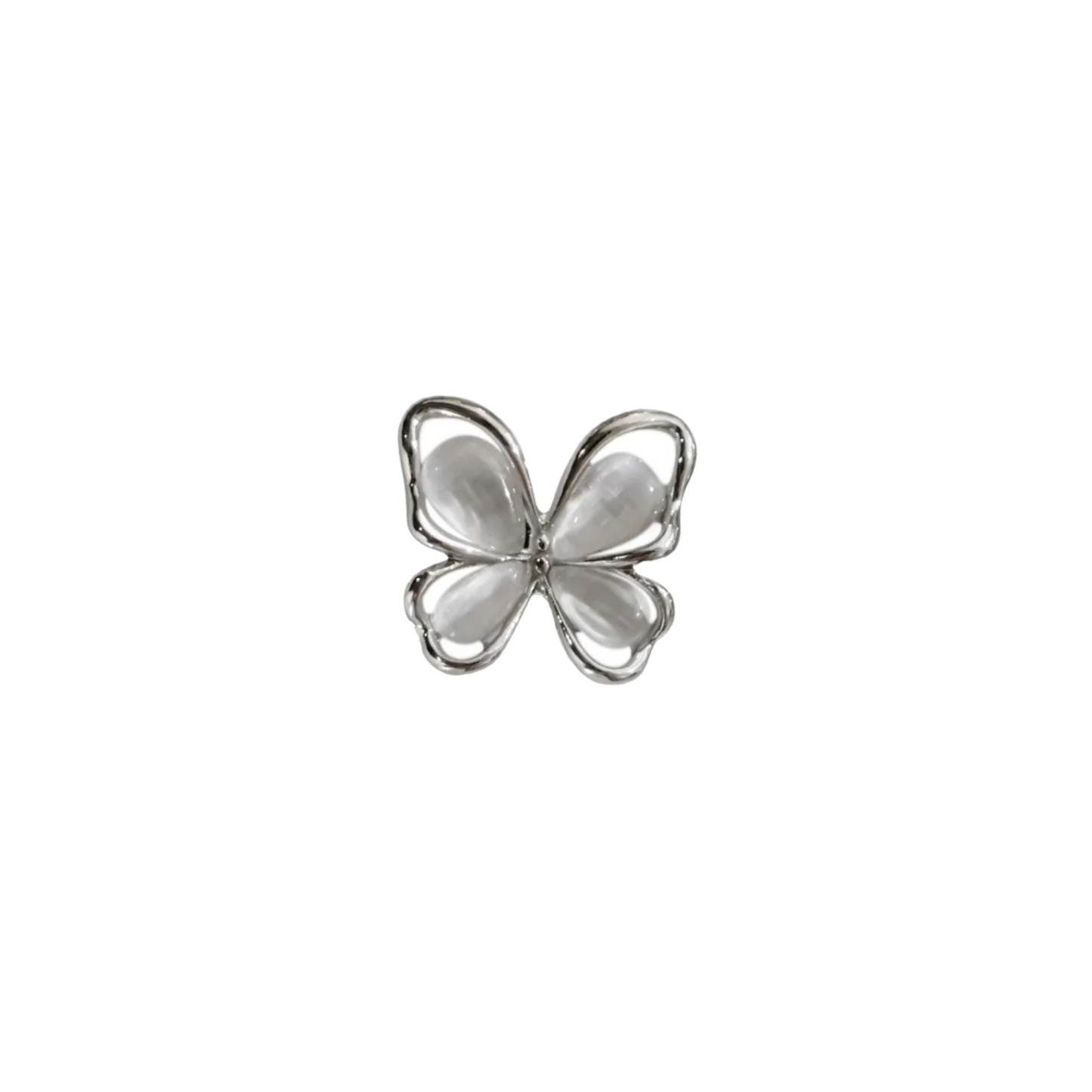 Grey Butterfly | Silver Charm
