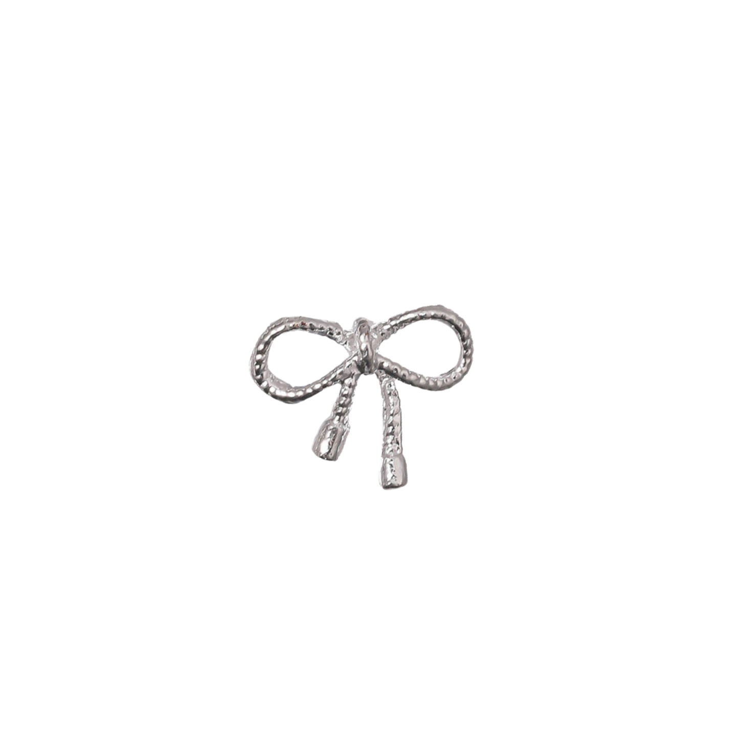 Laced Bow | Silver Charm