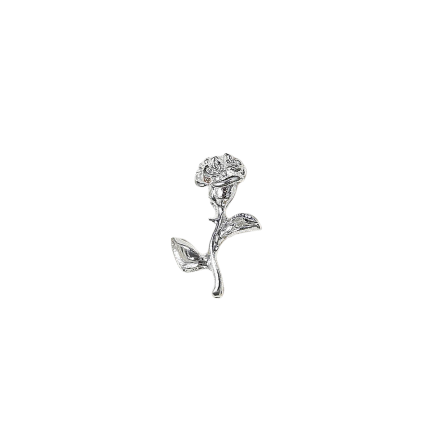 Rose Flower | Silver Charm