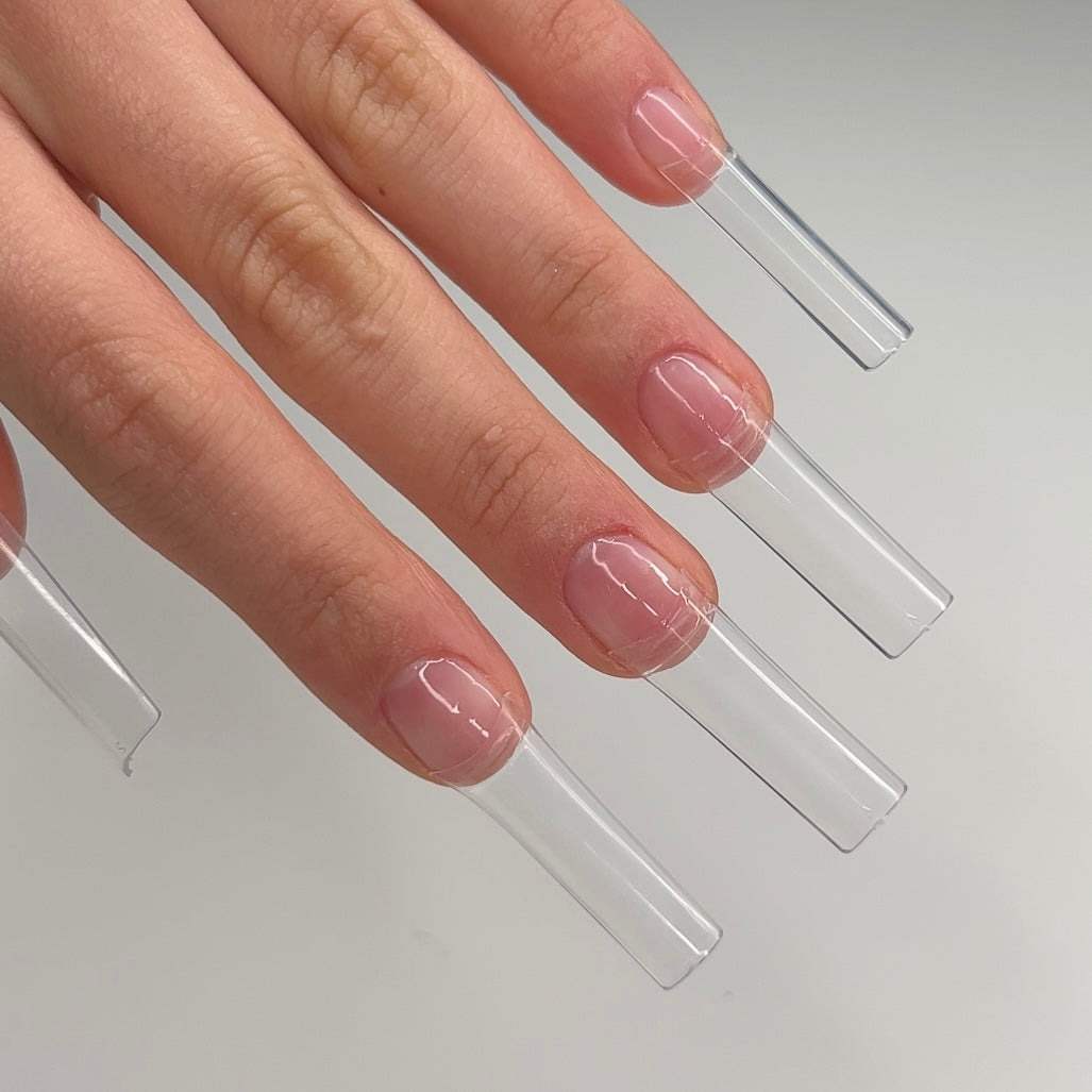 XL Square Nail Tips - No C Curve