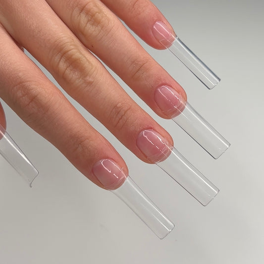 XL Square Nail Tips - No C Curve