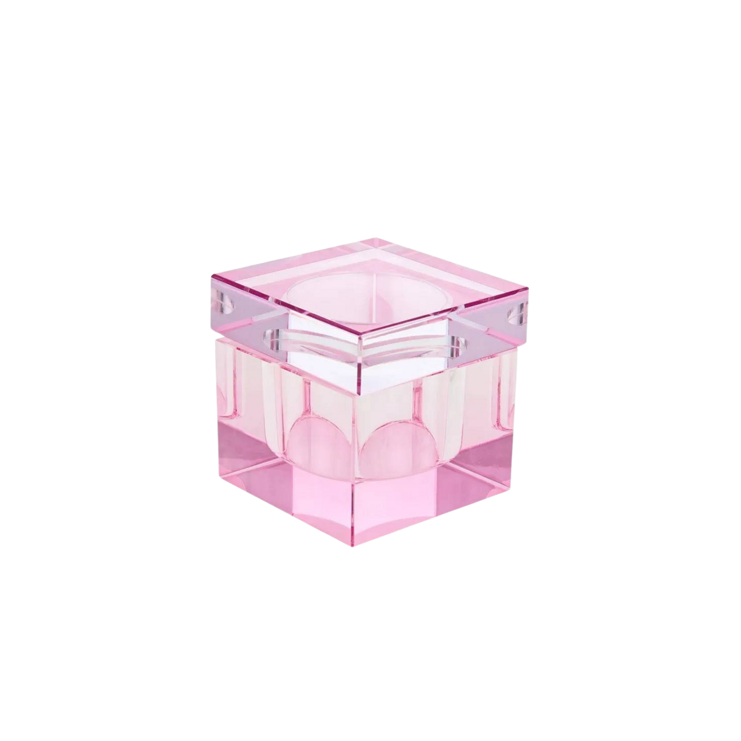 Pink Glass Dappen Dish