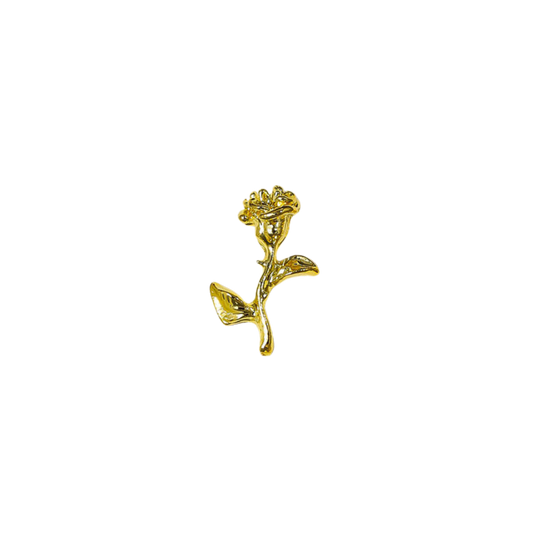 Rose Flower| Gold Charm