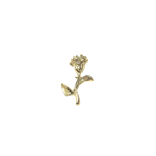 Rose Flower | Antique Gold Charm