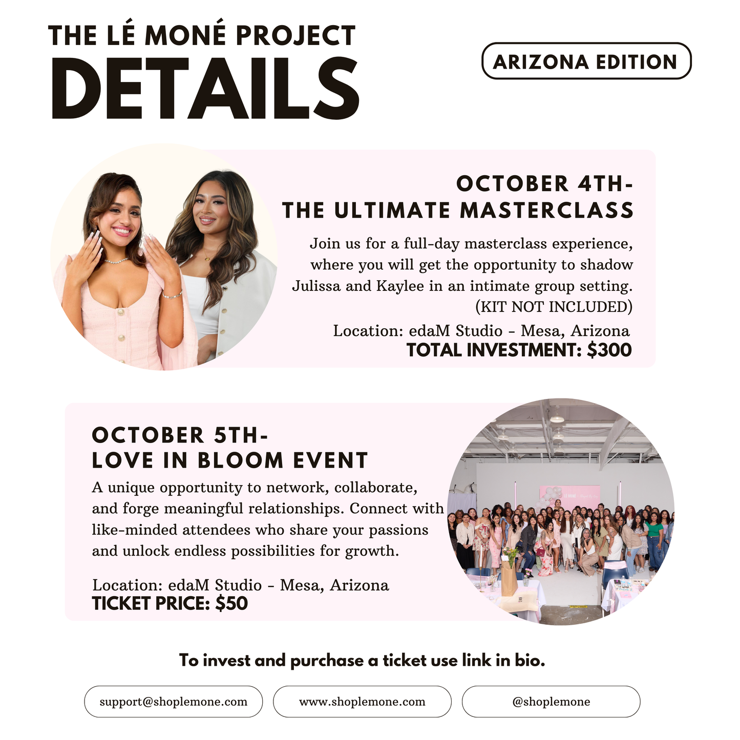 1 Day In Person Masterclass (Oct 4th) - Arizona