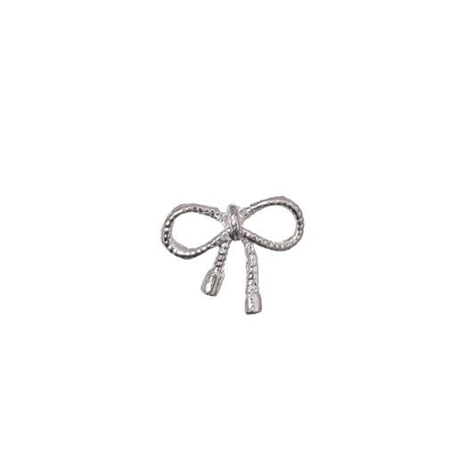 Laced Bow | Silver Charm